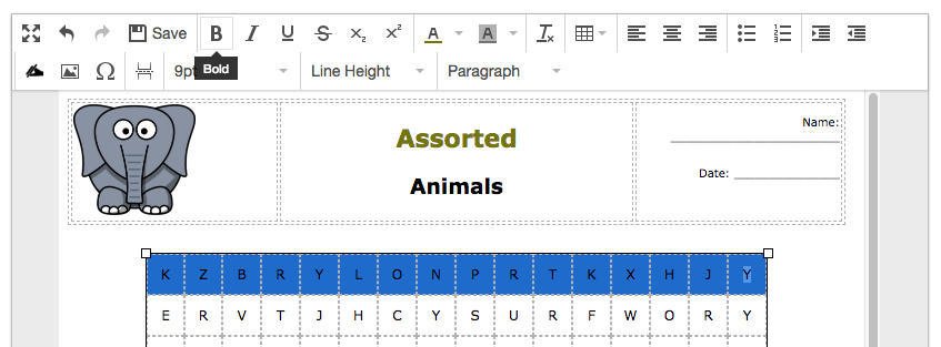 FinalTouches Toolbar