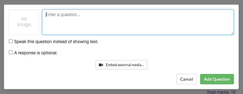Edit open-ended question