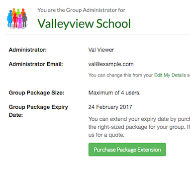Group Admin Dashboard