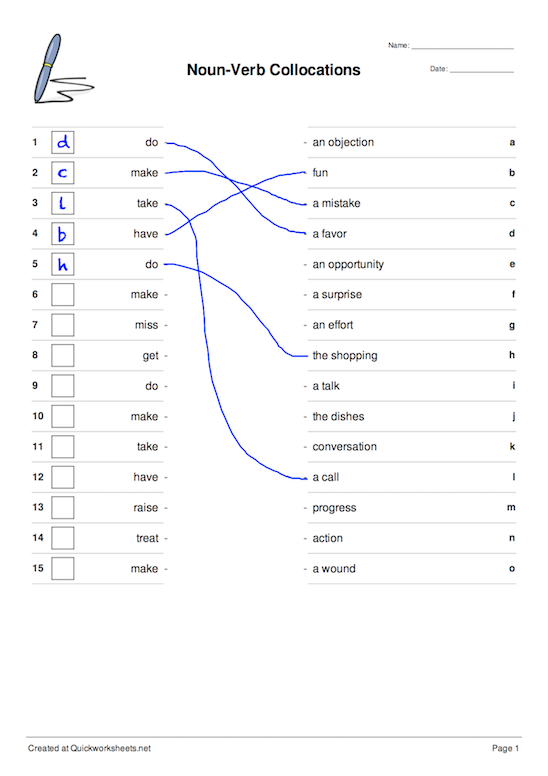 Matching Pairs Cards or Worksheet Worksheet Thumbnail